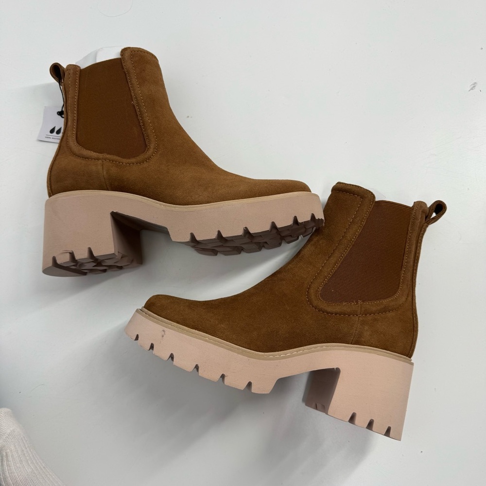 NWT Dolce Vita Hawk H20 Booties in chesnut - Picture 11 of 11